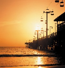Main Street Pier, Daytona Beach, at sunrise