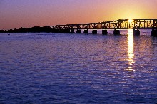 The Bahia Honda Bridge was originally built for Henry Flagler�s Overseas Railroad