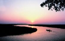 Kayakers enjoy the Amelia Island sunrise